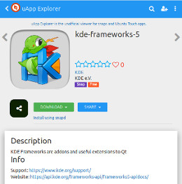 KDE Snap Framework