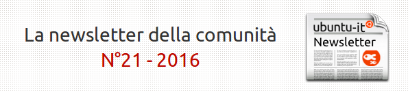Newsletter italiana 021/2016
