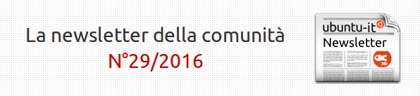 Newsletter italiana 029/2016